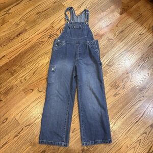Vintage GAP Denim Overalls Women's L Blue Carpenter Utility Adjustable Straps
